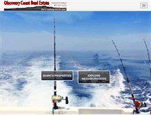 Tablet Screenshot of discoverycoastrealestate.com